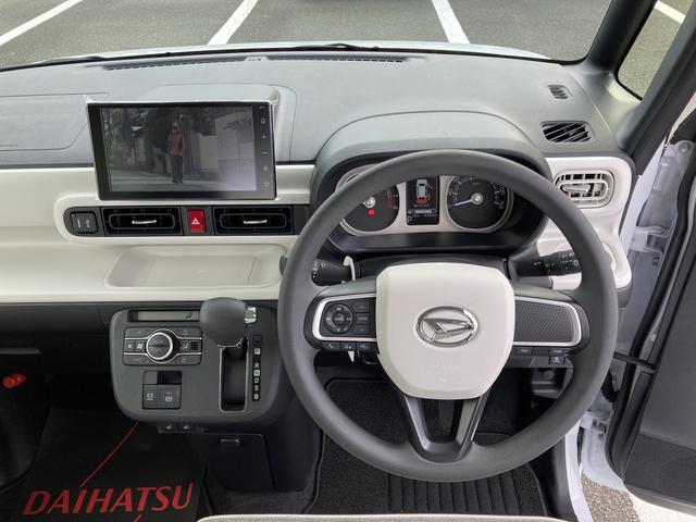 ムーヴキャンバス ストライプスＧ　ナビ付　ナビ　１４インチフルホイールキャップ　ＬＥＤヘッドランプ　ＬＥＤフォグランプ　ホっとカップホルダー　両側パワースライドドア　キーフリーシステム　プッシュボタンスタート　ＵＶカットガラス（16枚目）