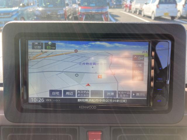 ムーヴキャンバス セオリーＧ　ナビ付　ナビ　１４インチフルホイールキャップ　ＬＥＤヘッドランプ　ＬＥＤフォグランプ　ホっとカップホルダー　両側パワースライドドア　キーフリーシステム　プッシュボタンスタート　ＵＶカットガラス（10枚目）