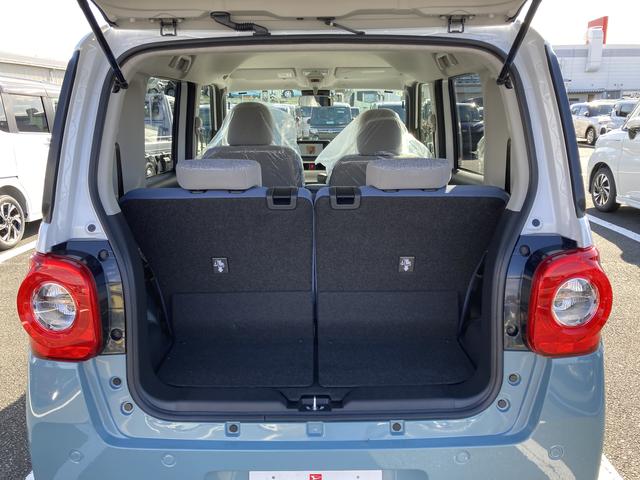 ムーヴキャンバス ストライプスＸ　ナビ付　ナビ付　１４インチフルホイールキャップ　キーフリーシステム　プッシュボタンスタート　ＵＶカットガラス　両側パワースライドドア　ハロゲンヘッドライト　ラゲージアンダーボックス（12枚目）