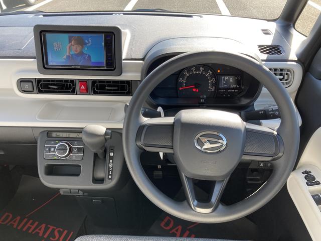 ムーヴキャンバス ストライプスＸ　ナビ付　ナビ付　１４インチフルホイールキャップ　キーフリーシステム　プッシュボタンスタート　ＵＶカットガラス　両側パワースライドドア　ハロゲンヘッドライト　ラゲージアンダーボックス（16枚目）