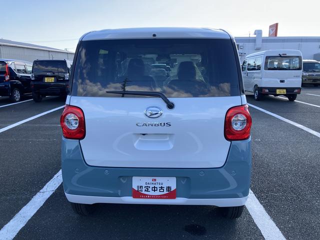 ムーヴキャンバス ストライプスＧ　ナビ付　ナビ　１４インチフルホイールキャップ　ＬＥＤヘッドランプ　ＬＥＤフォグランプ　ホっとカップホルダー　両側パワースライドドア　キーフリーシステム　プッシュボタンスタート　ＵＶカットガラス（3枚目）