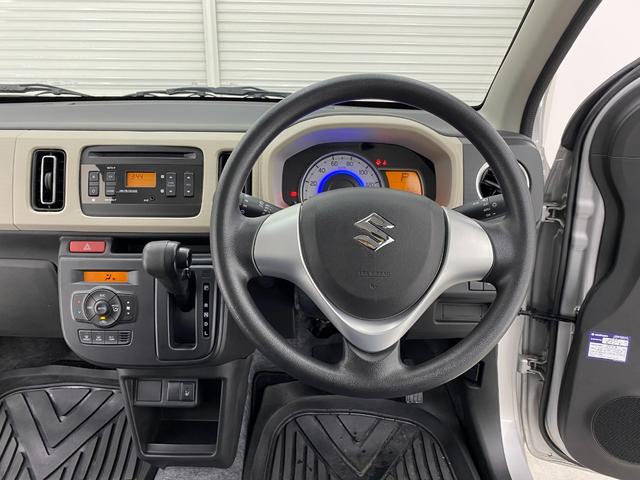 アルト X クリアランスソナー レーンアシスト 衝突被害軽減システム オートライト スマートキー アイドリングストップ 電動格納ミラー シートヒーター CVT 盗難防止システム ABS ESC CD(4枚目)