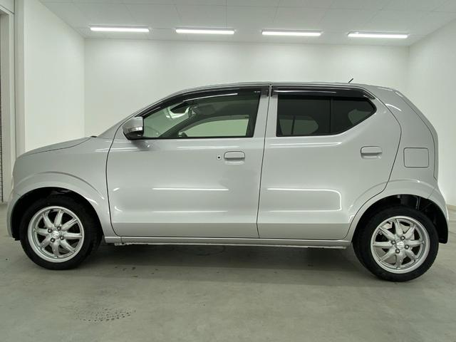 アルト X クリアランスソナー レーンアシスト 衝突被害軽減システム オートライト スマートキー アイドリングストップ 電動格納ミラー シートヒーター CVT 盗難防止システム ABS ESC CD(14枚目)