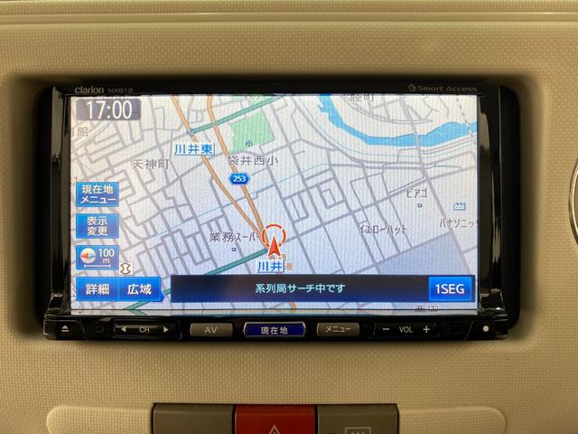 ミラココア ココアプラスＸ　ナビ　ＴＶ　スマートキー　アイドリングストップ　電動格納ミラー　ベンチシート　ＣＶＴ　盗難防止システム　ＡＢＳ　ＣＤ　ＤＶＤ再生　ＵＳＢ　ルーフレール　衝突安全ボディ　エアコン　パワーステアリング（5枚目）