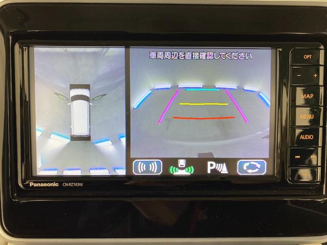 スペーシア ハイブリッドX ドライブレコーダー 全周囲カメラ 両側電動スライドドア ナビ TV クリアランスソナー レーンアシスト 衝突被害軽減システム スマートキー アイドリングストップ 電動格納ミラー シートヒーター(8枚目)