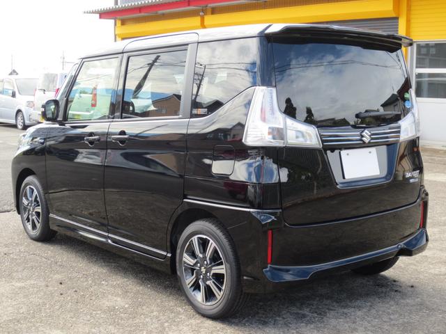 ハイブリッドMV 登録済未使用車 全方位モニター用カメラパッケージ スズキセーフティサポート.衝突被害軽減B/前後誤発進抑制/車線逸脱警報/ACC/ハイビームアシスト LEDヘッド 両側パワースライドドア パドルシフト(9枚目)