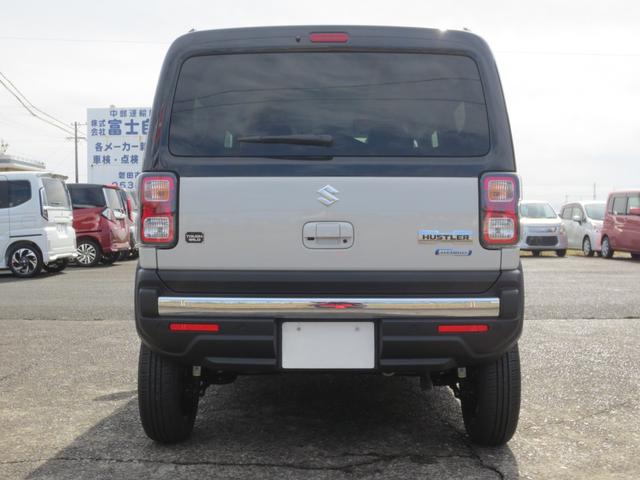 ハスラー タフワイルドターボ　届出済未使用車　スズキセーフティサポート・ＡＣＣ・衝突被害軽減Ｂ／前後誤発進抑制　全方位モニタ付９インチナビ・フルセグ／ＤＶＤ／ＣＤ／スマホ連携／ＢＴ　ＬＥＤヘッド＆フォグ／ルーフレール　１５ＡＷ（3枚目）
