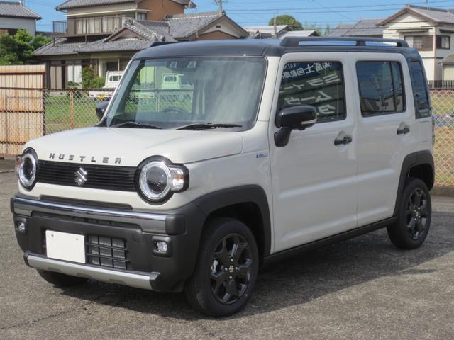 ハスラー タフワイルドターボ　届出済未使用車　スズキセーフティサポート・ＡＣＣ・衝突被害軽減Ｂ／前後誤発進抑制　全方位モニタ付９インチナビ・フルセグ／ＤＶＤ／ＣＤ／スマホ連携／ＢＴ　ＬＥＤヘッド＆フォグ／ルーフレール　１５ＡＷ（7枚目）