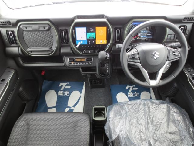 ハスラー タフワイルドターボ　届出済未使用車　スズキセーフティサポート・ＡＣＣ・衝突被害軽減Ｂ／前後誤発進抑制　全方位モニタ付９インチナビ・フルセグ／ＤＶＤ／ＣＤ／スマホ連携／ＢＴ　ＬＥＤヘッド＆フォグ／ルーフレール　１５ＡＷ（16枚目）