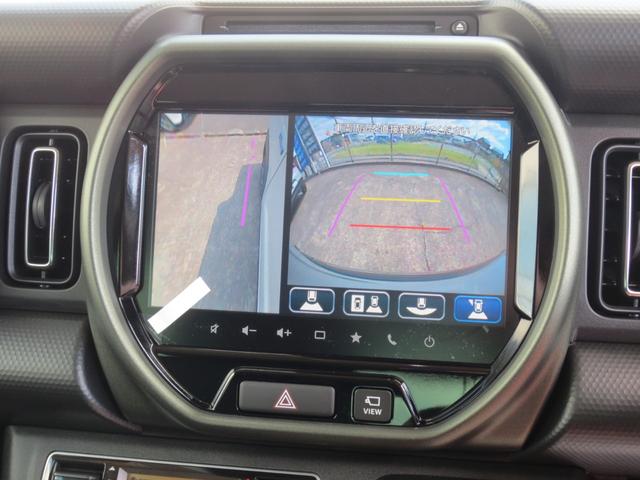 ハスラー タフワイルドターボ　届出済未使用車　スズキセーフティサポート・ＡＣＣ・衝突被害軽減Ｂ／前後誤発進抑制　全方位モニタ付９インチナビ・フルセグ／ＤＶＤ／ＣＤ／スマホ連携／ＢＴ　ＬＥＤヘッド＆フォグ／ルーフレール　１５ＡＷ（27枚目）