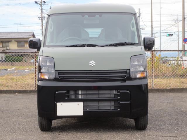 エブリイ Ｊリミテッド　届出済未使用車　ターボ車　ハイルーフ　スズキセーフティサポート　バックアイカメラ付ディスプレイオーディオ　両側パワスラ　オートエアコン　特別仕様専用装備（ＬＥＤヘッドライト＆外装パーツブラック塗装）（2枚目）