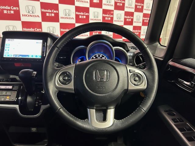 Ｎ－ＢＯＸカスタム Ｇ・ターボＬパッケージ　ナビＢカメラＥＴＣフルセグＤＶＤ再生Ｂｌｕｅｔｏｏｔｈ接続ＣＤ録音ＨＩＤヘッドライトフォグランプスマートキー２個両側電動スライドドアパドルシフトクルーズコントロールワンオーナー禁煙車（10枚目）
