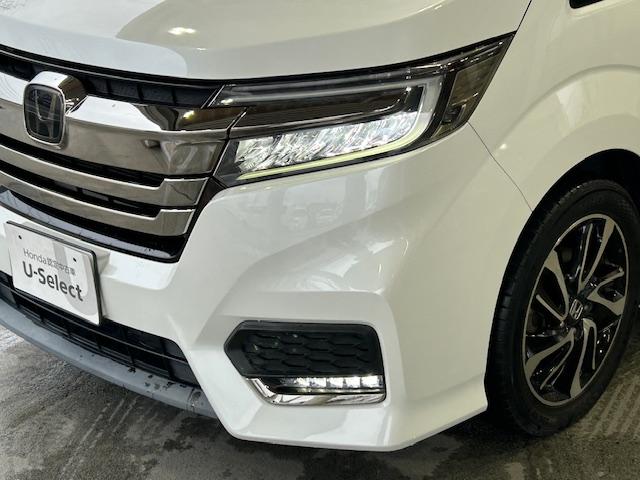 ステップワゴンスパーダ スパーダ・クールスピリットホンダセンシング ナビBカメラETCフルセグDVD再生Bluetooth接続USB接続追突軽減ブレーキアダクティブクルーズコントロールLEDヘッドライトフォグランプスマートキー2個本革巻ステアリングホイ―ル禁煙車(35枚目)
