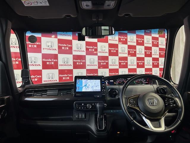 N-BOXカスタム G・Lターボホンダセンシング ナビBカメラETCシートヒーター追突軽減ブレーキアダクティブクルーズコントロールLEDヘッドライトフォグランプフルセグDVD再生Bluetooth接続USB接続両側電動スライドドアワンオーナー禁煙車(13枚目)