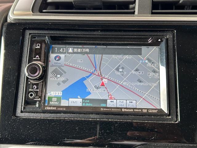 フィット 13G・Fパッケージ ナビワンセグCDDVD再生スマートキープッシュエンジンスタートアイドリングストップ禁煙車2025年10月17日走行距離56764キロ時鑑定済修復歴無(2枚目)