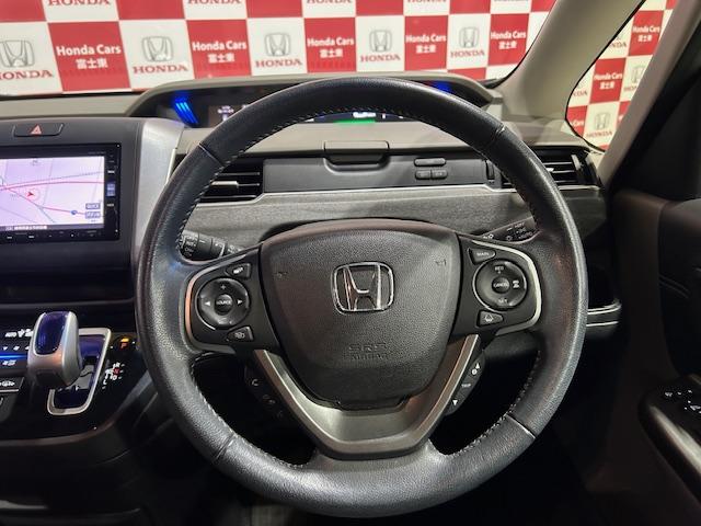 フリードハイブリッド ハイブリッド・EX ナビBカメラETCフルセグDVD再生Bluetooth接続CD録音LEDヘッドライト両側電動スライドドア純正アルミホイール追突軽減ブレーキアダクティブクルーズコントロールスマートキーワンオーナー禁煙車(13枚目)