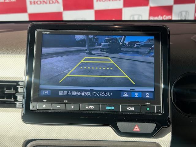 Ｎ－ＷＧＮ Ｌ　当社元レンタカーナビＢカメラＥＴＣフルセグＢｌｕｅｔｏｏｔｈ接続ＵＳＢ接続追突軽減ブレーキ電子パーキングオートブレーキホールドサイドカーテンエアバッグスマートキー２個シートヒーターオートライト禁煙車（3枚目）