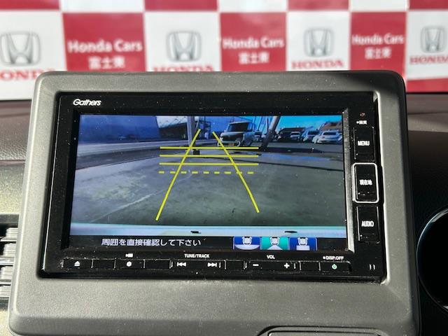 Ｎ－ＷＧＮカスタム Ｌ・ターボ　ナビＢカメラＥＴＣフルセグＤＶＤ再生Ｂｌｕｅｔｏｏｔｈ接続追突軽減ブレーキ電子パーキングオートブレーキホールドＬＥＤヘッドライトスマートキー２個サイドカーテンエアバッグパドルシフトワンオーナー　ＡＡＣ（3枚目）