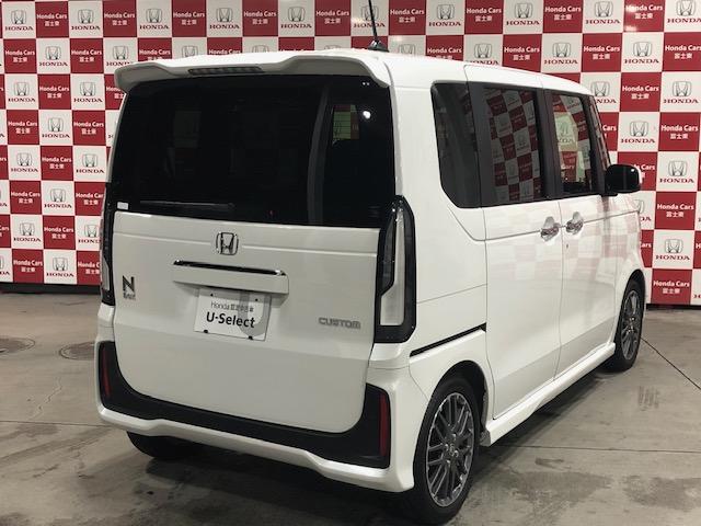 Ｎ－ＢＯＸカスタム ターボ　元試乗車ナビバックカメラＥＴＣフルセグＤＶＤ再生Ｂｌｕｅｔｏｏｔｈ接続ＵＳＢ接続ＬＥＤヘッドライト追突軽減ブレーキ電子パーキングオートブレーキホールドスマートキー２個サイドカーテンエアバッグ禁煙車（13枚目）