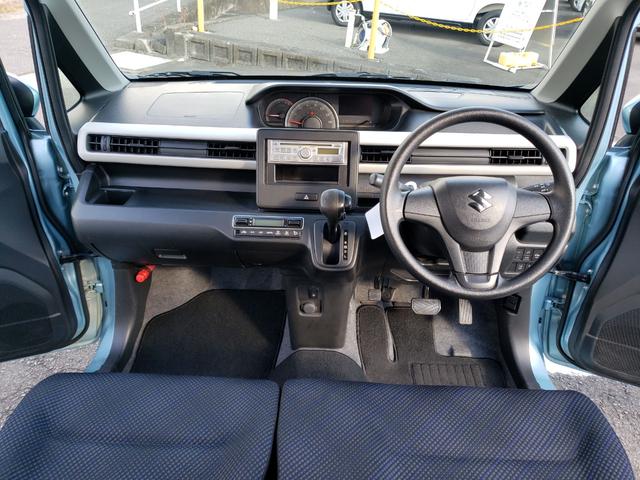 ワゴンR ハイブリッドFX レーンアシスト 衝突被害軽減システム オートライト スマートキー アイドリングストップ 電動格納ミラー シートヒーター ベンチシート CVT 盗難防止システム ABS ESC CD 衝突安全ボディ(2枚目)