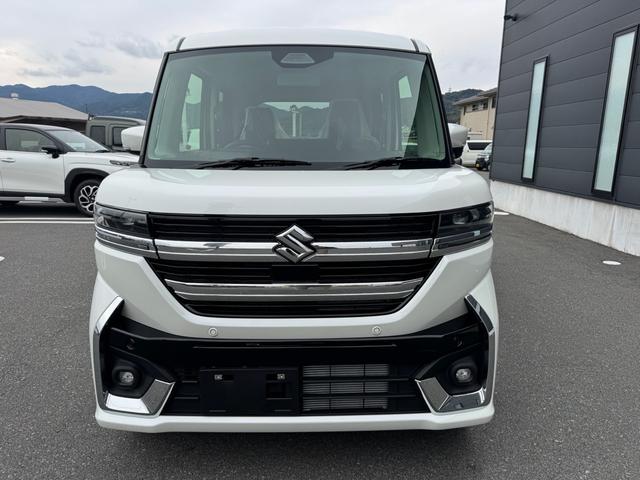 スペーシアカスタム ハイブリッドXS ハイブリッドXS スズキセーフティーサポート ヘッドアップディスプレイ ステアリングヒーター ステアリングスイッチ オートライト(2枚目)