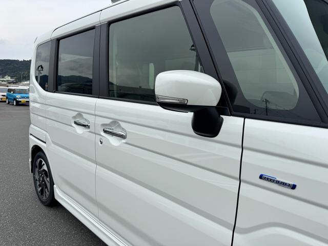 スペーシアカスタム ハイブリッドXS ハイブリッドXS スズキセーフティーサポート ヘッドアップディスプレイ ステアリングヒーター ステアリングスイッチ オートライト(9枚目)