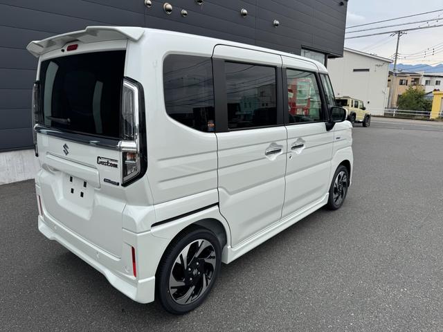 スペーシアカスタム ハイブリッドXS ハイブリッドXS スズキセーフティーサポート ヘッドアップディスプレイ ステアリングヒーター ステアリングスイッチ オートライト(12枚目)