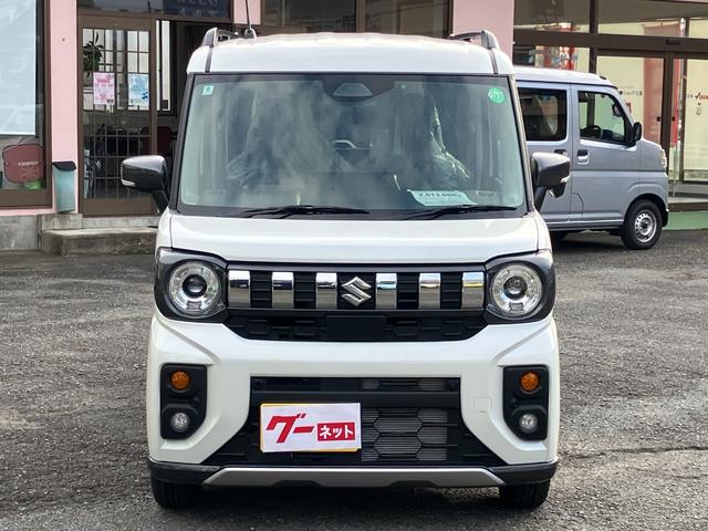 スペーシアギア ハイブリッドＸＺ　ターボ　デュアルセンサーブレーキサポートＩＩ　マルチユースフラップ　両側電動スライドドア　スリムサーキュレーター　ステアリングヒーター（3枚目）