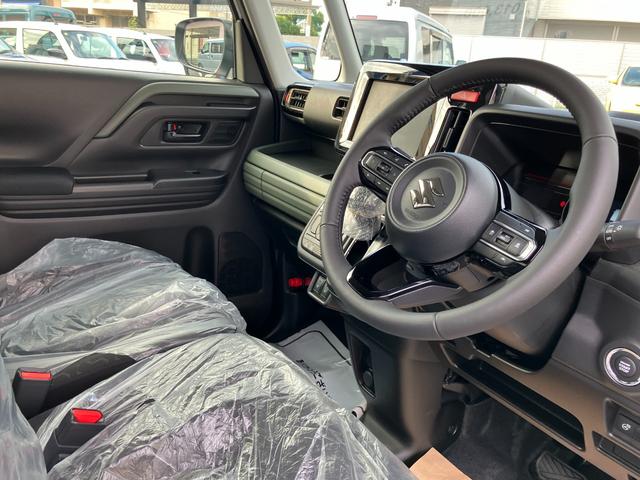 スペーシアギア ハイブリッドＸＺ　ターボ　デュアルセンサーブレーキサポートＩＩ　マルチユースフラップ　両側電動スライドドア　スリムサーキュレーター　ステアリングヒーター（26枚目）