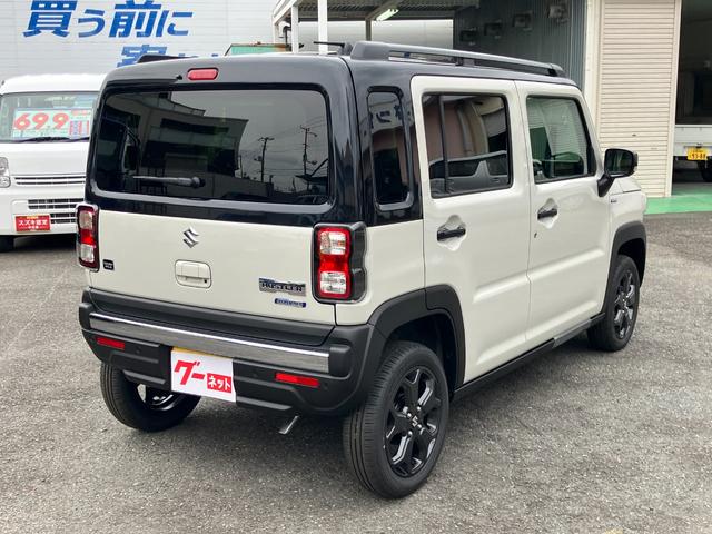 ハスラー タフワイルド 届出済未使用車 ブラックフロントグリル ブラックメタリックホイール ルーフレール 撥水シート セーフティーサポート(5枚目)