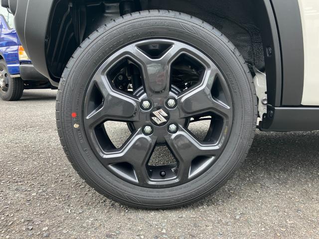 ハスラー タフワイルド 届出済未使用車 ブラックフロントグリル ブラックメタリックホイール ルーフレール 撥水シート セーフティーサポート(14枚目)