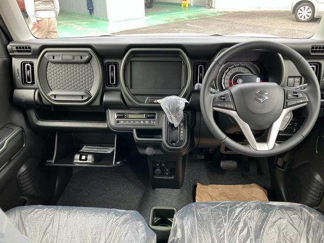 ハスラー タフワイルド 届出済未使用車 ブラックフロントグリル ブラックメタリックホイール ルーフレール 撥水シート セーフティーサポート(17枚目)