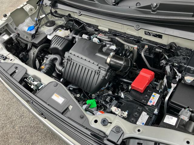 ハスラー タフワイルド 届出済未使用車 ブラックフロントグリル ブラックメタリックホイール ルーフレール 撥水シート セーフティーサポート(34枚目)