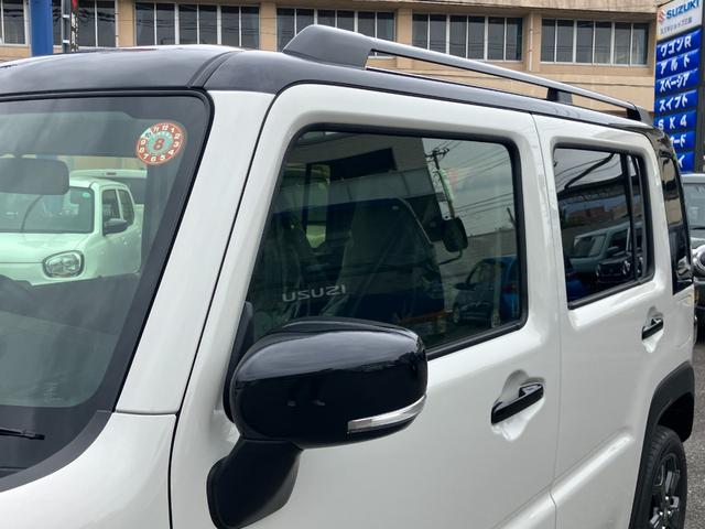 ハスラー タフワイルド 届出済未使用車 ブラックフロントグリル ブラックメタリックホイール ルーフレール 撥水シート セーフティーサポート(37枚目)