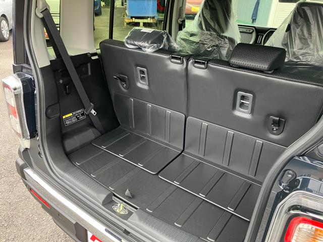 ハスラー タフワイルド 届出済未使用車 ブラックフロントグリル ブラックメタリックホイール ルーフレール 撥水シート セーフティーサポート(11枚目)