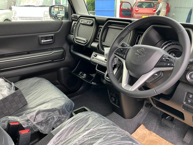 ハスラー タフワイルド 届出済未使用車 ブラックフロントグリル ブラックメタリックホイール ルーフレール 撥水シート セーフティーサポート(20枚目)