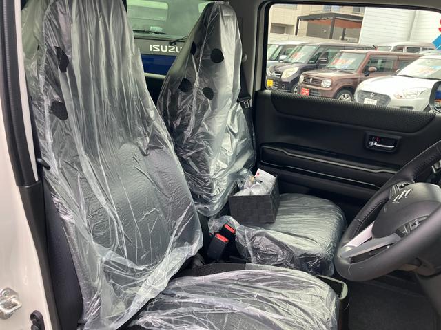 ハスラー タフワイルド 届出済未使用車 ブラックフロントグリル ブラックメタリックホイール ルーフレール 撥水シート セーフティーサポート(21枚目)