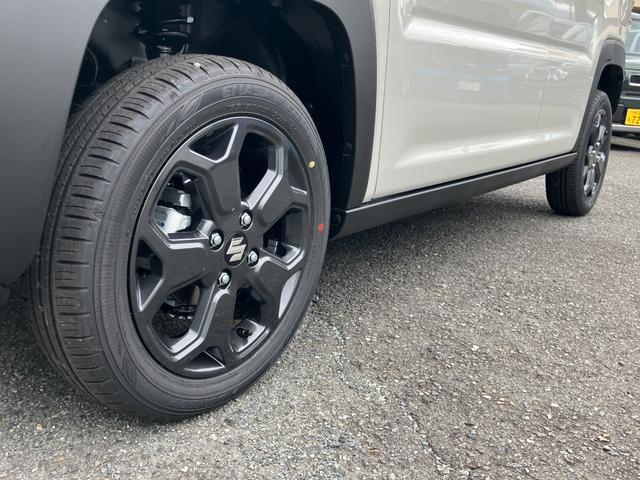 ハスラー タフワイルド 届出済未使用車 ブラックフロントグリル ブラックメタリックホイール ルーフレール 撥水シート セーフティーサポート(39枚目)