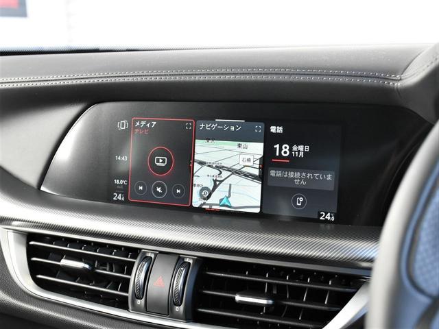 ステルヴィオ ２．０ターボ　Ｑ４ヴェローチェ　新車保証継承　ワンオーナー　純正ナビ　地デジ　レザーシート　パワーシート　シートヒーター　ステアリングヒーター　ＡＣＣ　純正２０インチＡＷ（7枚目）