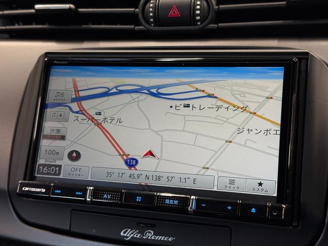 ジュリエッタ ヴェローチェ　１７５０　ＴＢＩ　純正ナビ　スポーツマフラー　ダウンサス　ＥＴＣ　ｄ／ｎ／ａシステム　前後ドラレコ　スロットルコントローラ　シートヒーター　パワーシート　バックカメラ　本革シート　クルーズコントロール　オートエアコン（13枚目）