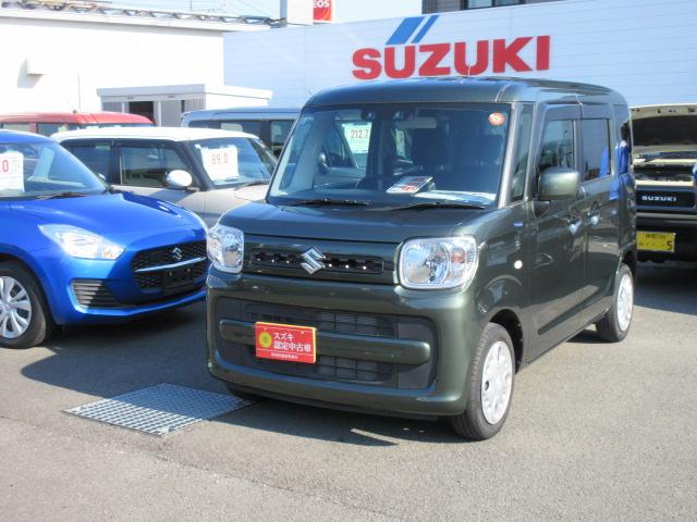 スペーシア ＨＹＢＲＩＤ　Ｇ　２型　ナビ　衝突被害軽減ブレーキ　後退時ブレーキサポート　アイドリングストップ　エンジンプッシュスタート　オートエアコン　オートライトスイッチ（2枚目）