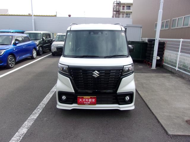 スペーシアベース ＸＦ　衝突被害軽減ブレーキ　キーレスエントリー　キーレスプッシュスタートシステム　パワーウインドー　オートエアコン　衝突安全ボディ　電動格納ドアミラー（4枚目）