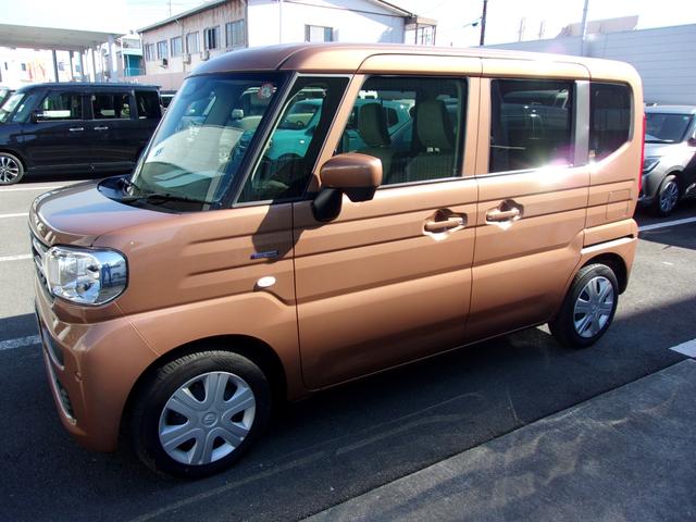 スペーシア ＨＹＢＲＩＤ　Ｘ　衝突被害軽減ブレーキ　キーレスエントリー　キーレスプッシュスタートシステム　パワーウインドー　オートエアコン　衝突安全ボディ　電動格納ドアミラー（3枚目）