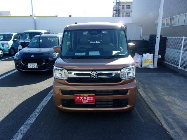 スペーシア ＨＹＢＲＩＤ　Ｘ　衝突被害軽減ブレーキ　キーレスエントリー　キーレスプッシュスタートシステム　パワーウインドー　オートエアコン　衝突安全ボディ　電動格納ドアミラー（4枚目）