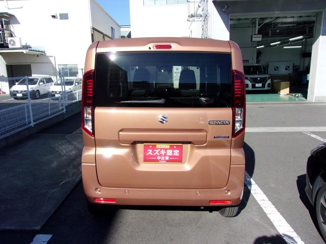 スペーシア ＨＹＢＲＩＤ　Ｘ　衝突被害軽減ブレーキ　キーレスエントリー　キーレスプッシュスタートシステム　パワーウインドー　オートエアコン　衝突安全ボディ　電動格納ドアミラー（6枚目）