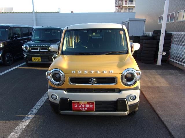 ハスラー ＨＹＢＲＩＤ　Ｘ　２型　衝突被害軽減ブレーキ　キーレスエントリー　キーレスプッシュスタートシステム　パワーウインドー　オートエアコン　衝突安全ボディ　電動格納ドアミラー（3枚目）