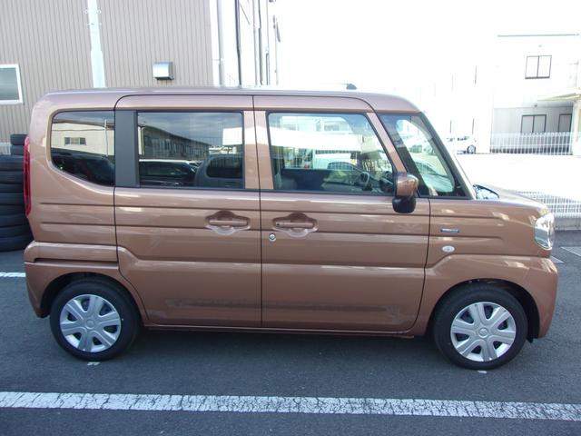 スペーシア HYBRID G 衝突被害軽減ブレーキ キーレスエントリー キーレスプッシュスタートシステム パワーウインドー オートエアコン 衝突安全ボディ 電動格納ドアミラー(5枚目)