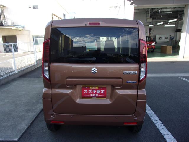 スペーシア HYBRID G 衝突被害軽減ブレーキ キーレスエントリー キーレスプッシュスタートシステム パワーウインドー オートエアコン 衝突安全ボディ 電動格納ドアミラー(6枚目)