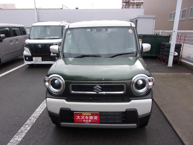 ハスラー ＨＹＢＲＩＤ　Ｇターボ　３型　衝突被害軽減ブレーキ　キーレスエントリー　キーレスプッシュスタートシステム　パワーウインドー　オートエアコン　衝突安全ボディ　電動格納ドアミラー（4枚目）