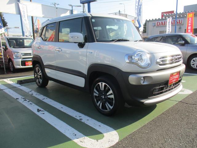 クロスビー ＨＹＢＲＩＤ　ＭＺ　４型　衝突被害軽減ブレーキ　オートライト　バックカメラ　プッシュスタート　シートヒーター　オートエアコン　ＬＥＤヘッドランプ　アルミホイール　リアパーキングセンサー　アイドリングストップ　横滑り防止機能　盗難防止システム（4枚目）